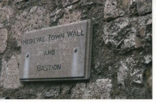 town wall plaque